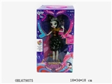 OBL679075 - 11.5寸重身关节弓妹四面彩盒