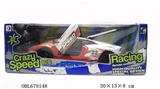 OBL679148 - And remote control to open the door lights simulation police car forward backward turn left turn rig