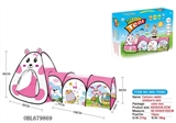 OBL679869 - Kandy children cartoon rabbit tent play house fit tunnel tube