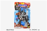 OBL679922 - Solid color spray needle gun with a pistol between 2 to suit