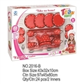 OBL680083 - Red dot printed tea sets