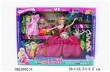 OBL680216 - 芭比配14件衣 单车
