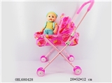 OBL680428 - 13 inch doll with IC evade glue smell with iron carts