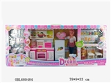 OBL680484 - 11寸实身精美开窗盒芭比套装