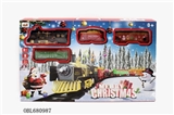 OBL680987 - Christmas simulation electric rail cars light music