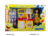 OBL681416 - Spongebob squarepants may fission cabinet barbie with light music