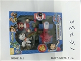 OBL681541 - 1只4寸狗车+狗仔+1只2.5寸变形狗仔+盾牌盒装8款