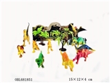 OBL681851 - 袋装搪胶恐龙