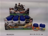OBL682291 - 500 color box round bottle (6 color/box) 24 bottle/box