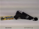 OBL682966 - 喷漆银火石枪配皮套