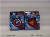 OBL683358 - Captain America/iron man fingertips gyro black 2 or more orange