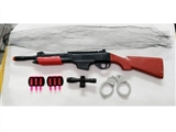 OBL683436 - Soft bullet gun set of handcuffs