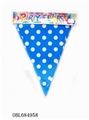 OBL684958 - 12 pieces of dot pennant 1 card