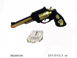 OBL685199 - 线条金火石枪配警徽