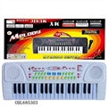 OBL685303 - 37 key with a single horn label white head of android