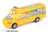 OBL685468 - Solid color inertia school bus car