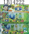 OBL685722 - 蜜蜂特攻队2.5-5.5寸(带灯）5只+配件+座底