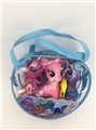 OBL685870 - Two evade glue Ma Baoli mixed with evade glue Ma Baoli sit horse with a stick with a comb with packa