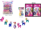 OBL685879 - 3.5 inch solid body barbie with a small horse 24 PCS