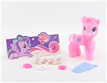 OBL685920 - 1 only evade glue Ma Baoli horse with accessories stickers
