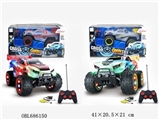 OBL686150 - Cross-country four-way remote control car (four belting leather bag electricity, light body with lig