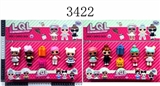 OBL686284 - 3.5寸惊喜娃娃4只+2个手提袋 2款（娃娃眼睛和衣服冰冻变色）