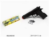 OBL686646 - 实色火石枪配警徽