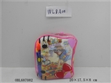 OBL687082 - 哈喽kt背包51PCS轨道滑珠积木