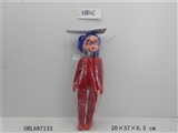 OBL687133 - 22 inch empty body fat baby ladybug reddy girl band IC