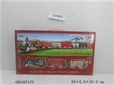 OBL687170 - 仿古电动灯光音乐轨道车