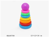OBL687700 - Rainbow ball ring