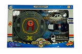 OBL688092 - 警察套装/停机坪（包两颗纽扣电池，带灯光，声音）、小飞机，小跑车，01押运车