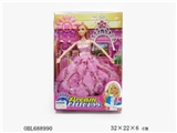 OBL688990 - 11 "real eyelashes joint hands barbie