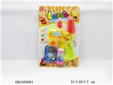 OBL689081 - Joke insect insect bubble gun 1 bottle of water enrichment of bubble liquid 2 packages