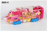 OBL690577 - 女孩系列-高铁益智类积木多色混装称重330克(大约65PCS)