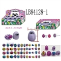 OBL690659 - 8个大鸡蛋展示盒（内配小鸡蛋+公仔）