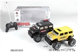 OBL691663 - 1:18 hummer Four-way remote big wheel off-road vehicles