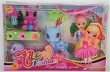 OBL691911 - Small kelly comb with a pony
