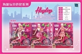 OBL692287 - Hayley fashionable bike barbie light music