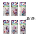 OBL692367 - 4.5寸童话高中单只公仔+1只宠物胶袋对折卡装（6款）