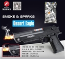 OBL692401 - Acousto-optic gun black desert eagle smoke