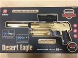 OBL692405 - Smoke series golden desert eagle water guns
