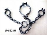 OBL692913 - Neck chain handcuffs (single button ring: 7 x4. 5 x1. 5 cm)