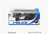 OBL700100 - Flash forward simulation poison a police car back unto them turn left turn right to stop