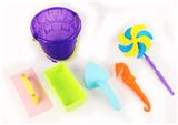 OBL700839 - Transparent castle bucket craftsman set 2 (6 pieces)