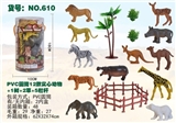 OBL701108 - PVC圆筒12款实心动物+1树+2草+5围栏