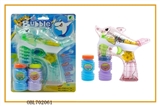 OBL702061 - Transparent small shark paint with music four lights flash two bottles of water bubble gun