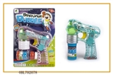 OBL702078 - Transparent paint with music four lights flashing single bottle water bubble gun