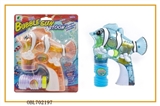 OBL702197 - Transparent fan, clown fish painted with music four lights flashing single bottle water bubble gun