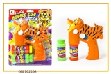 OBL702208 - Solid color paint with music blue lights tigger double bottles of water bubble gun